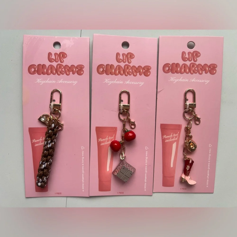 Studio Artifact Lip Charm Keychain Accessory